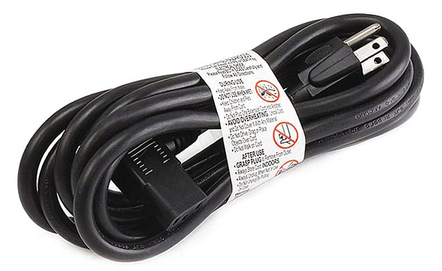 PC Pwr Cord 5-15P IEC C13 10 ft Blk 13A