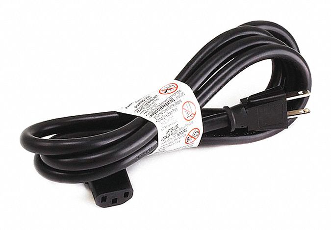 PC Pwr Cord 5-15P IEC C13 10 ft Blk 15A