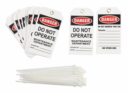 Danger Tag 5-1/2inHx3inW Vinyl PK25