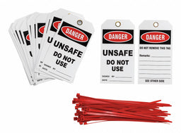 Danger Tag 5-1/2inHx3inW Vinyl PK25