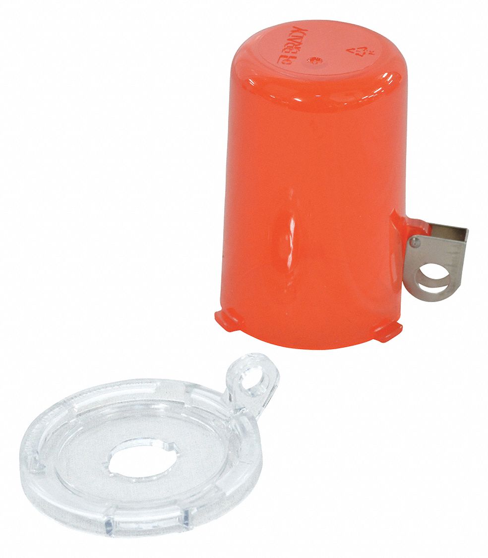 Push Button Lockout 16mm Plastic