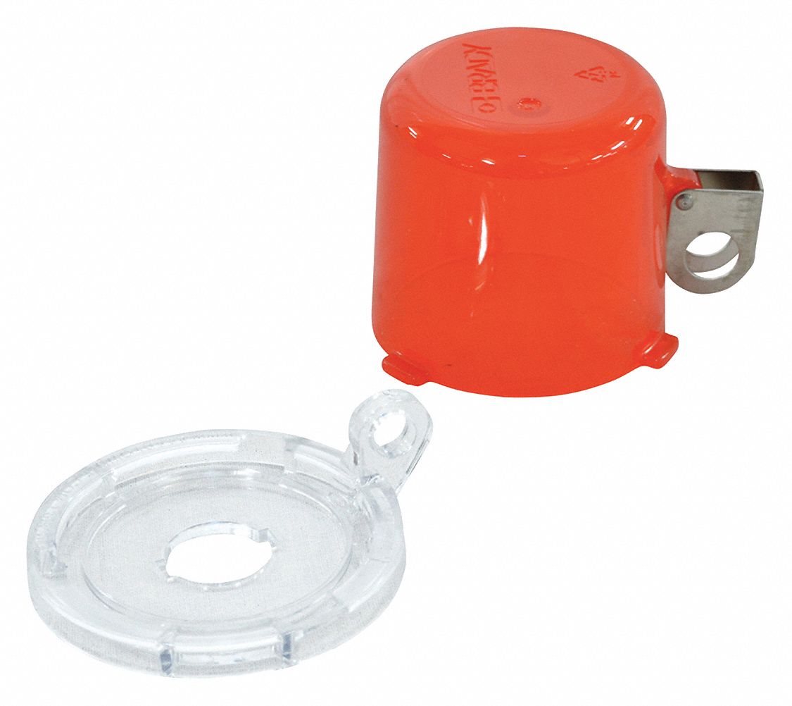 Push Button Lockout 16mm Plastic