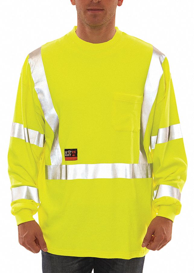 FR Long Sleeve T-Shirt Yellow 4XL
