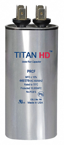 Motor Run Capacitor 50 MFD 4 11/32  H