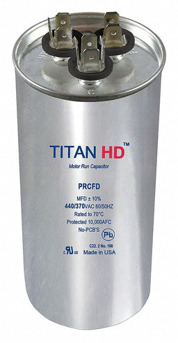 Dual Run Capacitor 80/7.5MFD 4 13/32 H