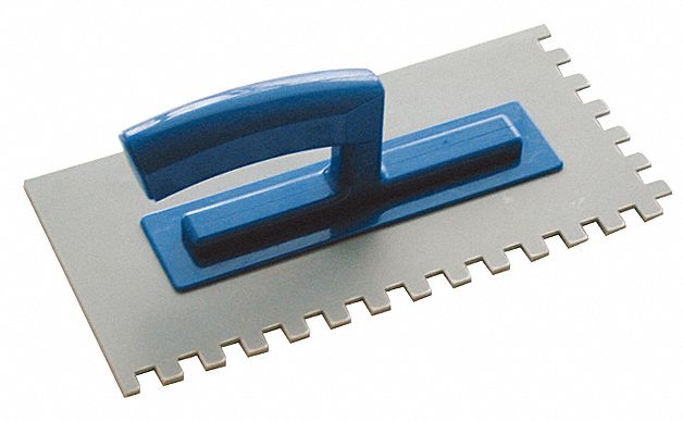 Plastic Trowel Inclds 3/8 Square Notch
