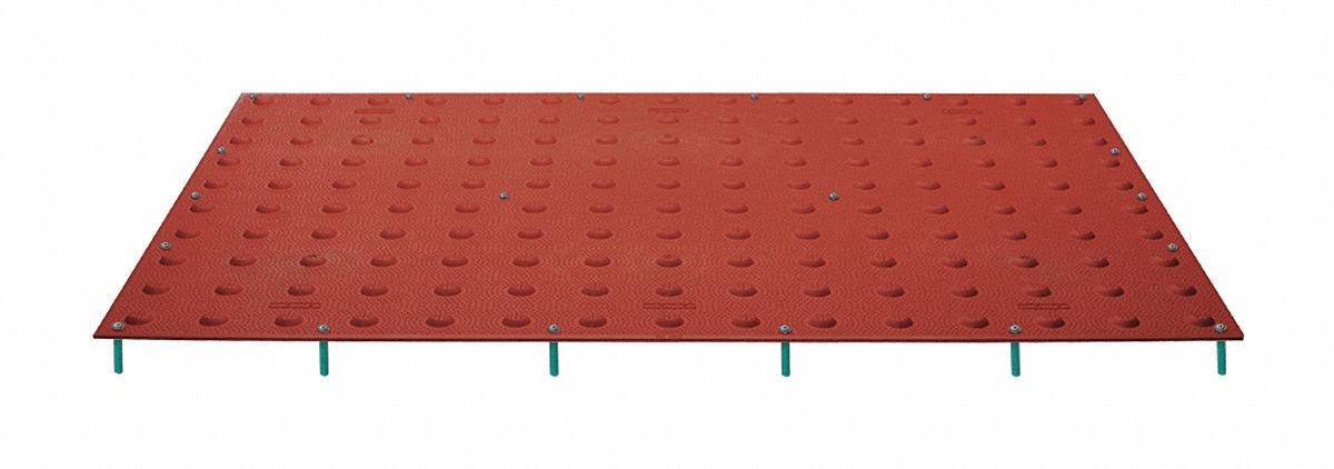 ADA Warning Pad Red 5ft Lx2 ft.W
