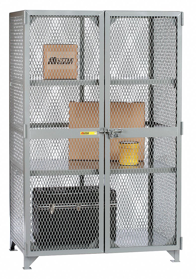 StrgLckr 78 x61 x27 Gray 2Shlv