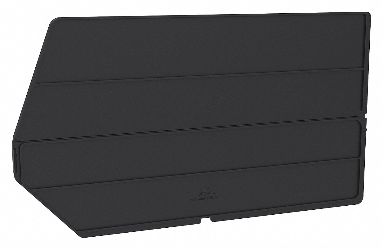 Divider 9 1/2 in Black 6 PK6