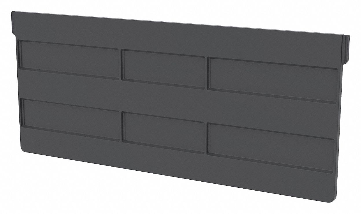 Divider 14 3/4 in Black 6 PK6