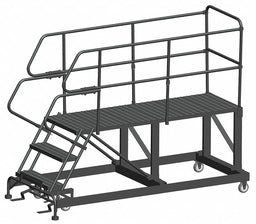Roll Work Platform Steel Single 30 In.H