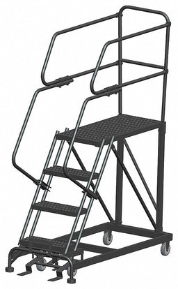 Roll Work Platform Steel Single 40 In.H