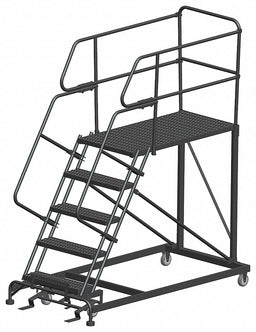 Roll Work Platform Steel Single 50 In.H
