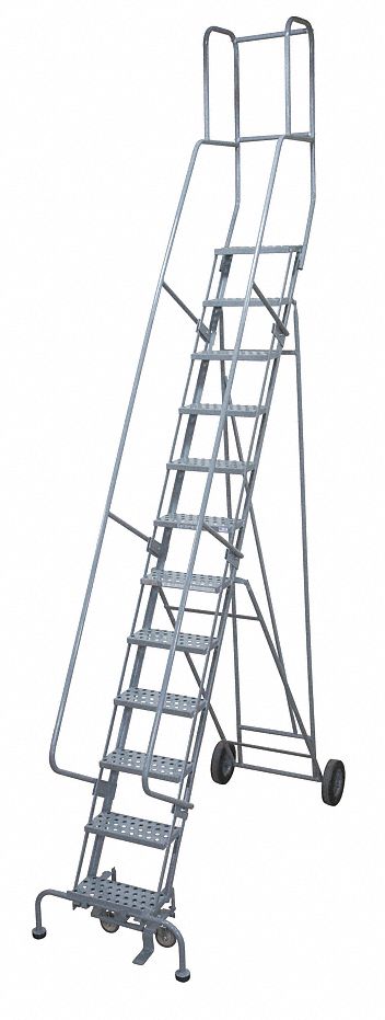 Rolling Ladder Hndrl Pltfm 150 In H