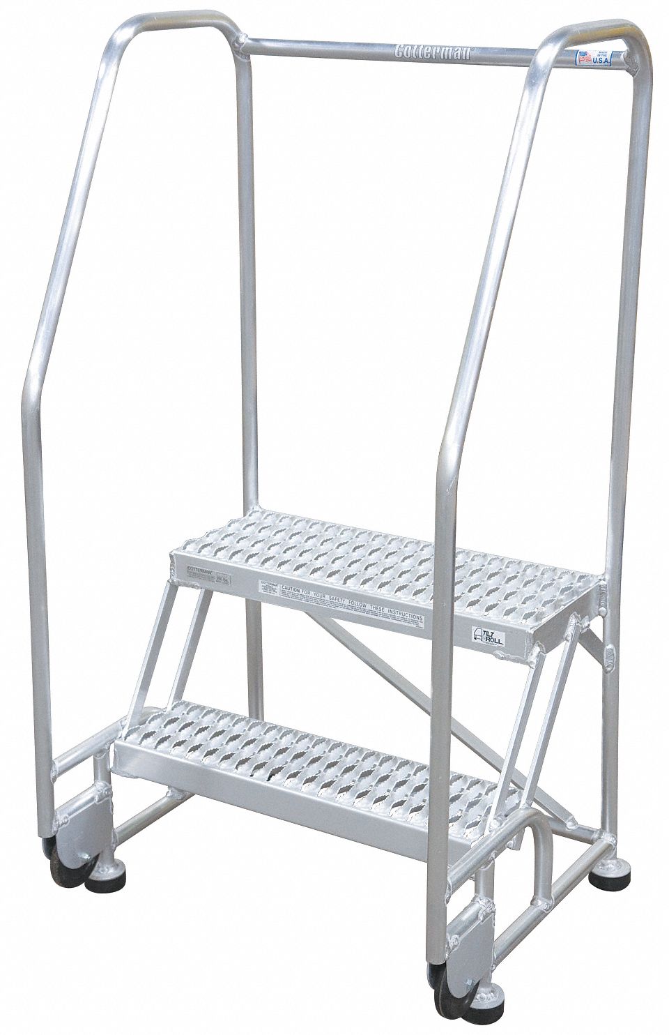 Tilt and Roll Ldr Welded Platfm 20In H