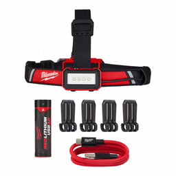 GenPurp Headlamp Plastic Black Red 600lm