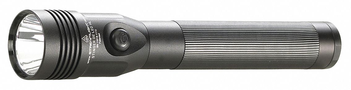 Handheld Flashlight Aluminum Black 800lm
