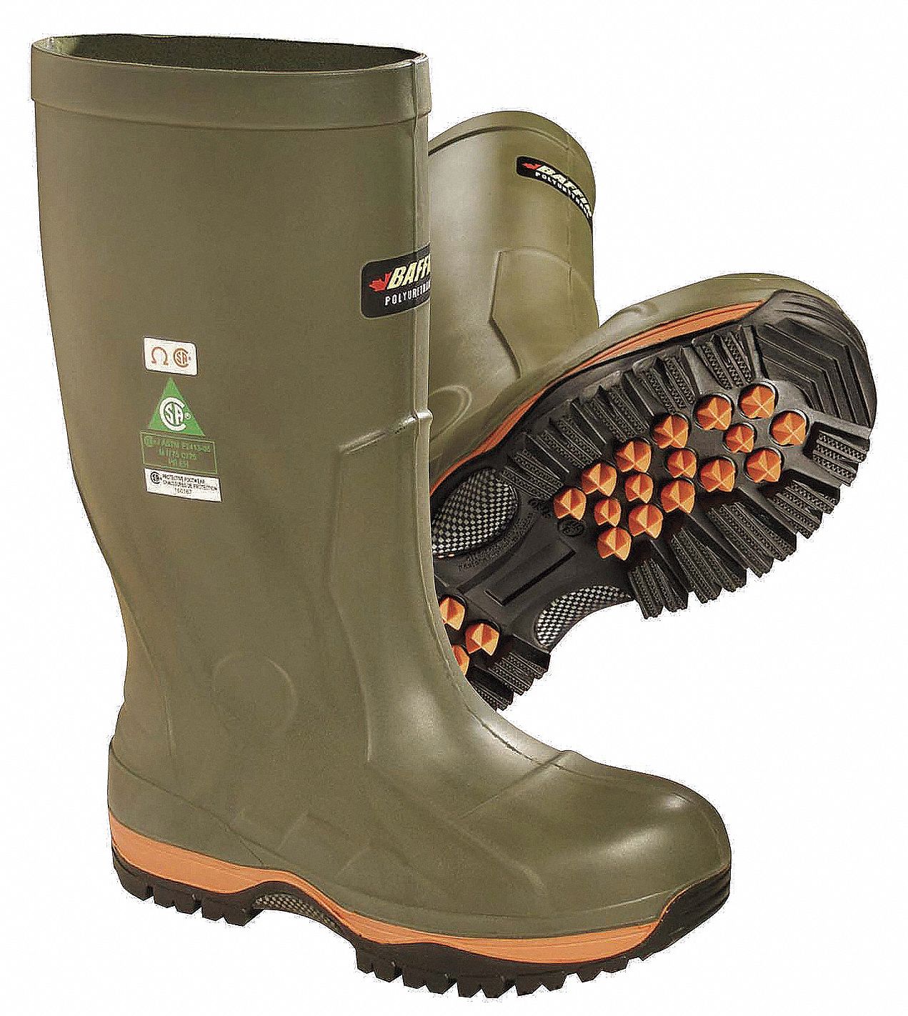 G5141 Rubber Boot Men s 8 Knee Green PR