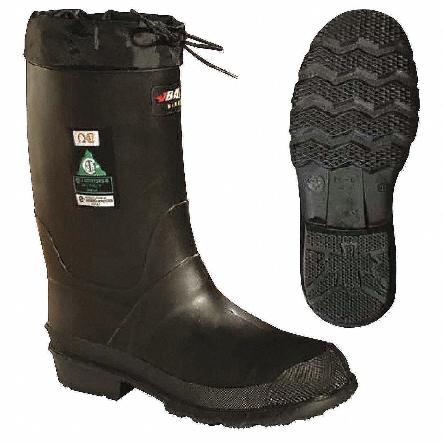 G5142 Rubber Boot Men s 8 Mid-Calf Black PR