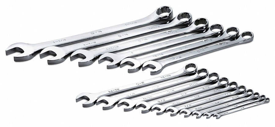 Combo Wrench St Steel Chrome Stnrd Ofst
