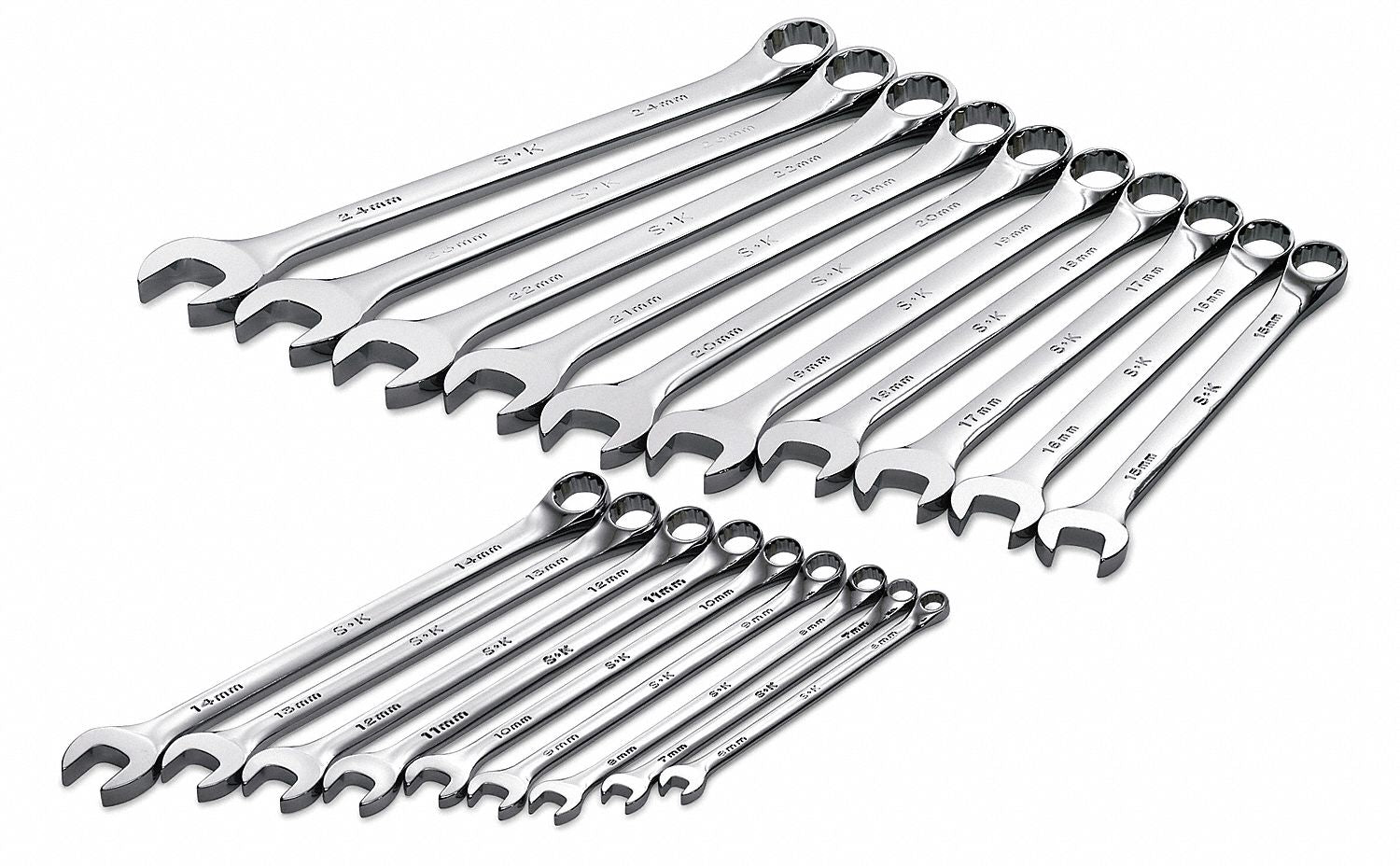 Combo Wrench St Steel Chrome Stnrd Ofst