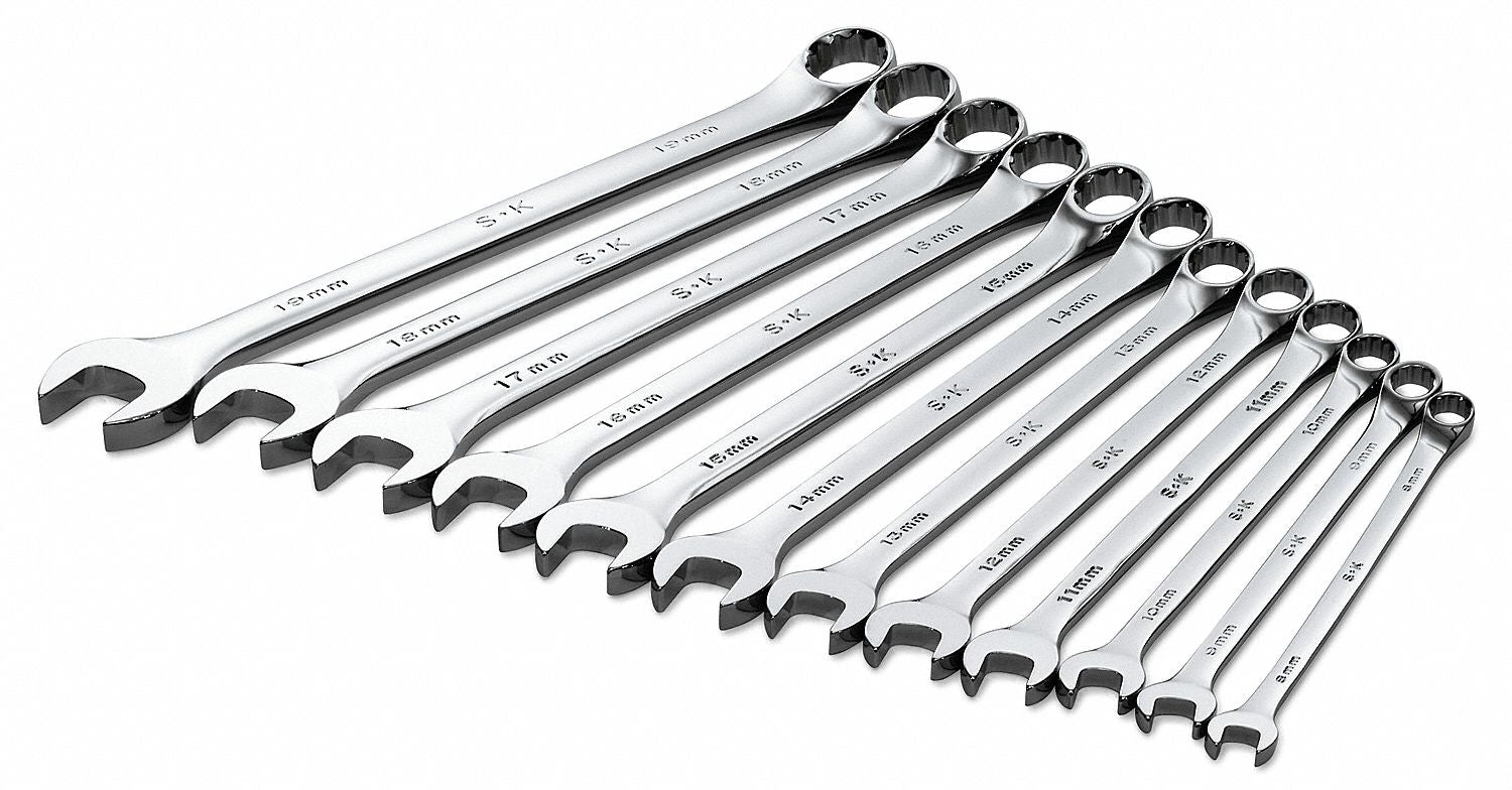 Combo Wrench St Steel Chrome Stnrd Ofst