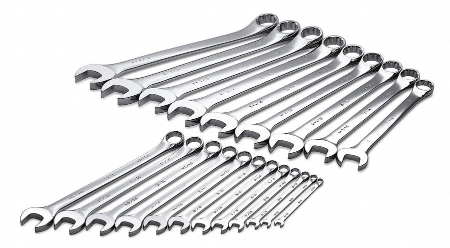 Combo Wrench St Steel Chrome Stnrd Ofst