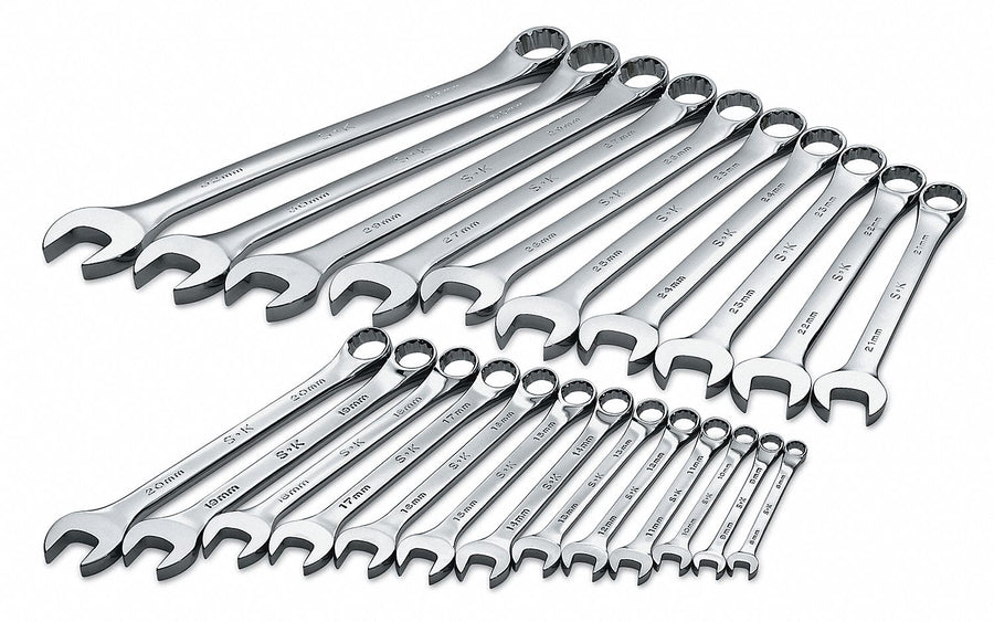 Combo Wrench St Steel Chrome Stnrd Ofst