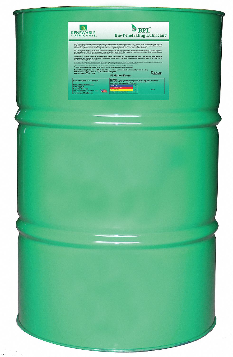 55 gal Drum Lubricant