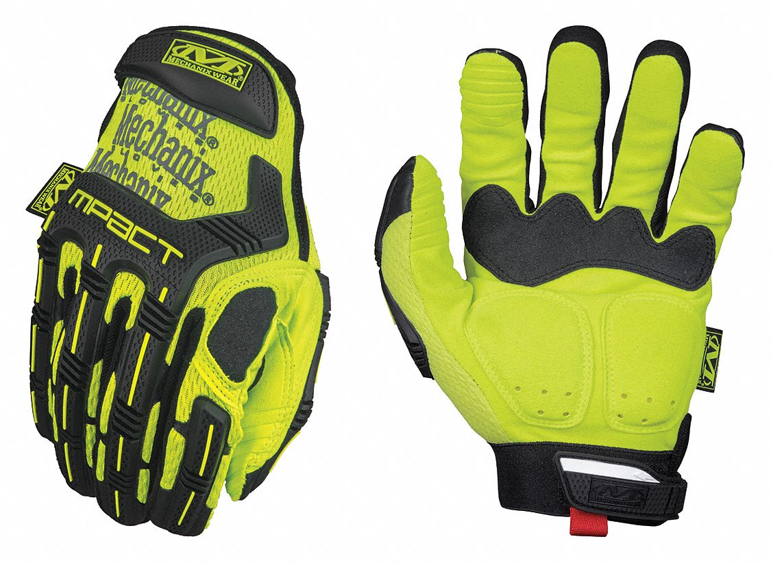 H3975 Mechanics Gloves Yellow 11 PR