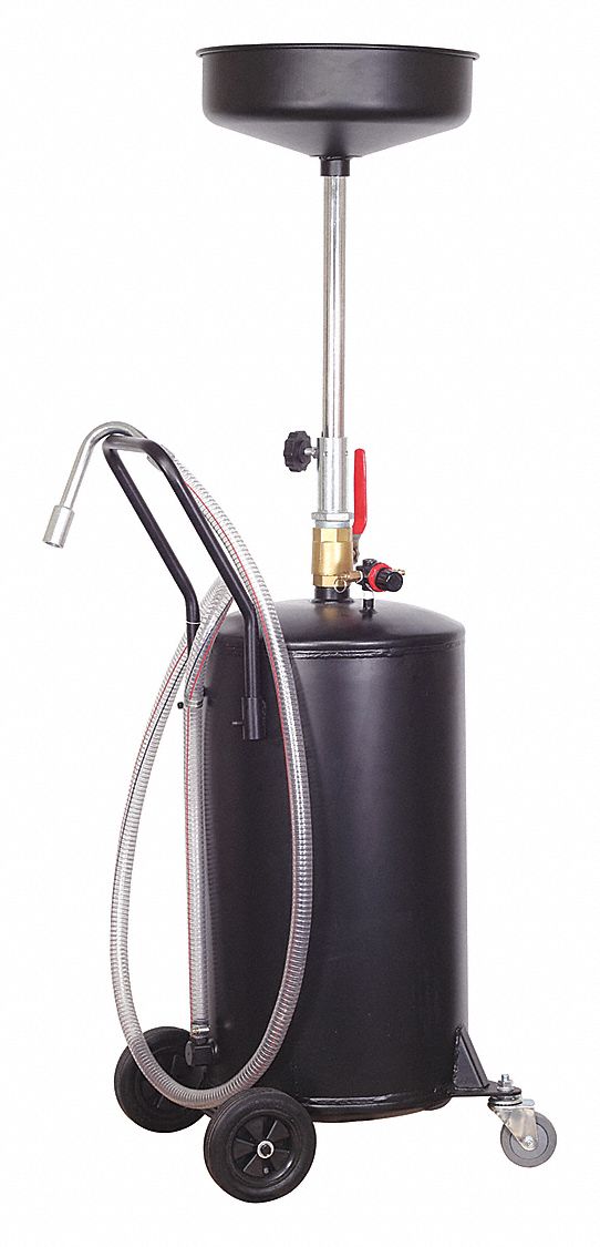 Portable Oil Drain 18 gal 14 1/2 In.