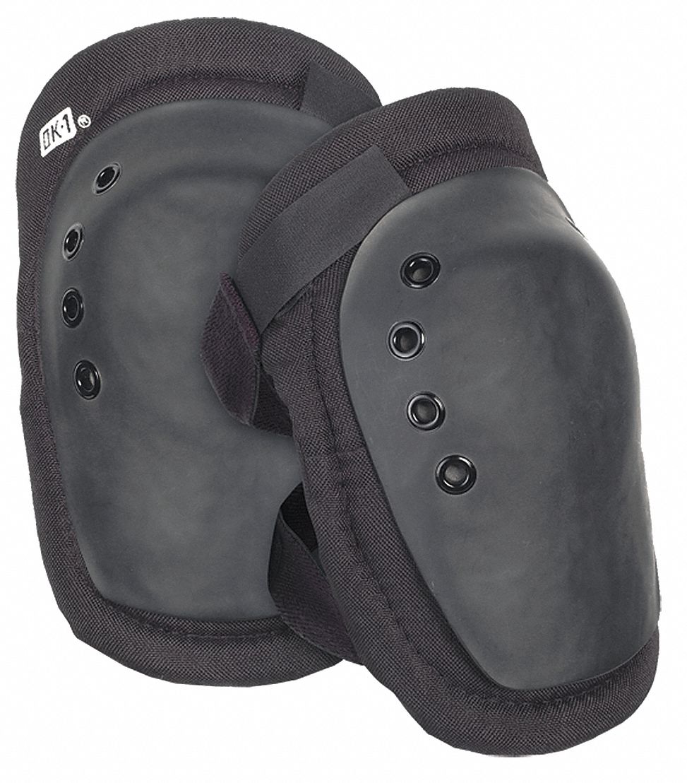 Knee Pad UNIV Hook/Loop Black PR