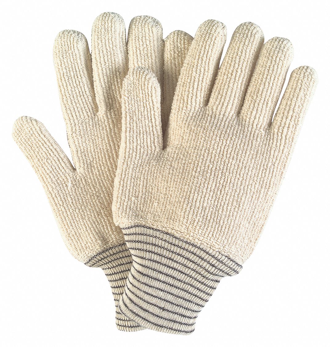 Heat-Resistant Gloves L Beige PK12