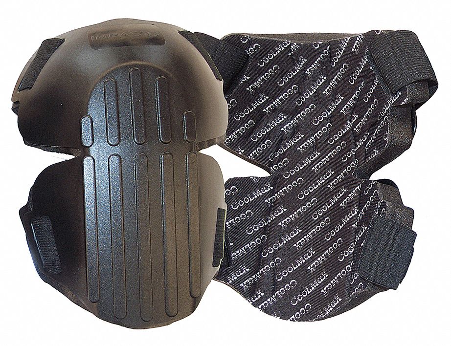 Knee Pad UNIV Hook/Loop Black PR