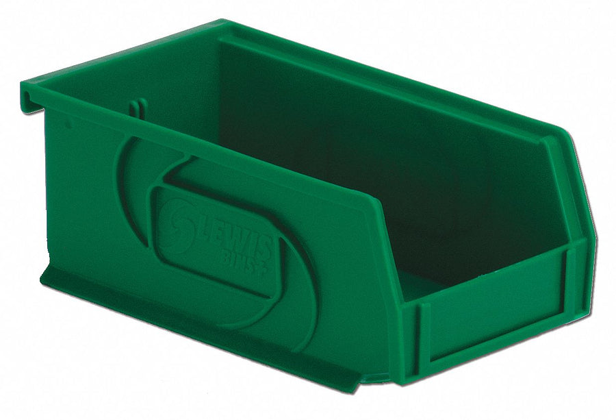 Hang and Stack Bin Green PP 3 in