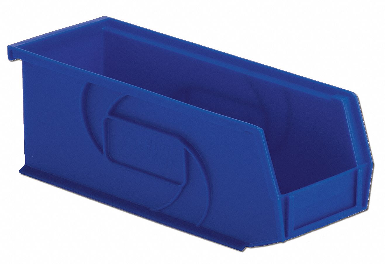 Hang and Stack Bin Blue PP 4 in
