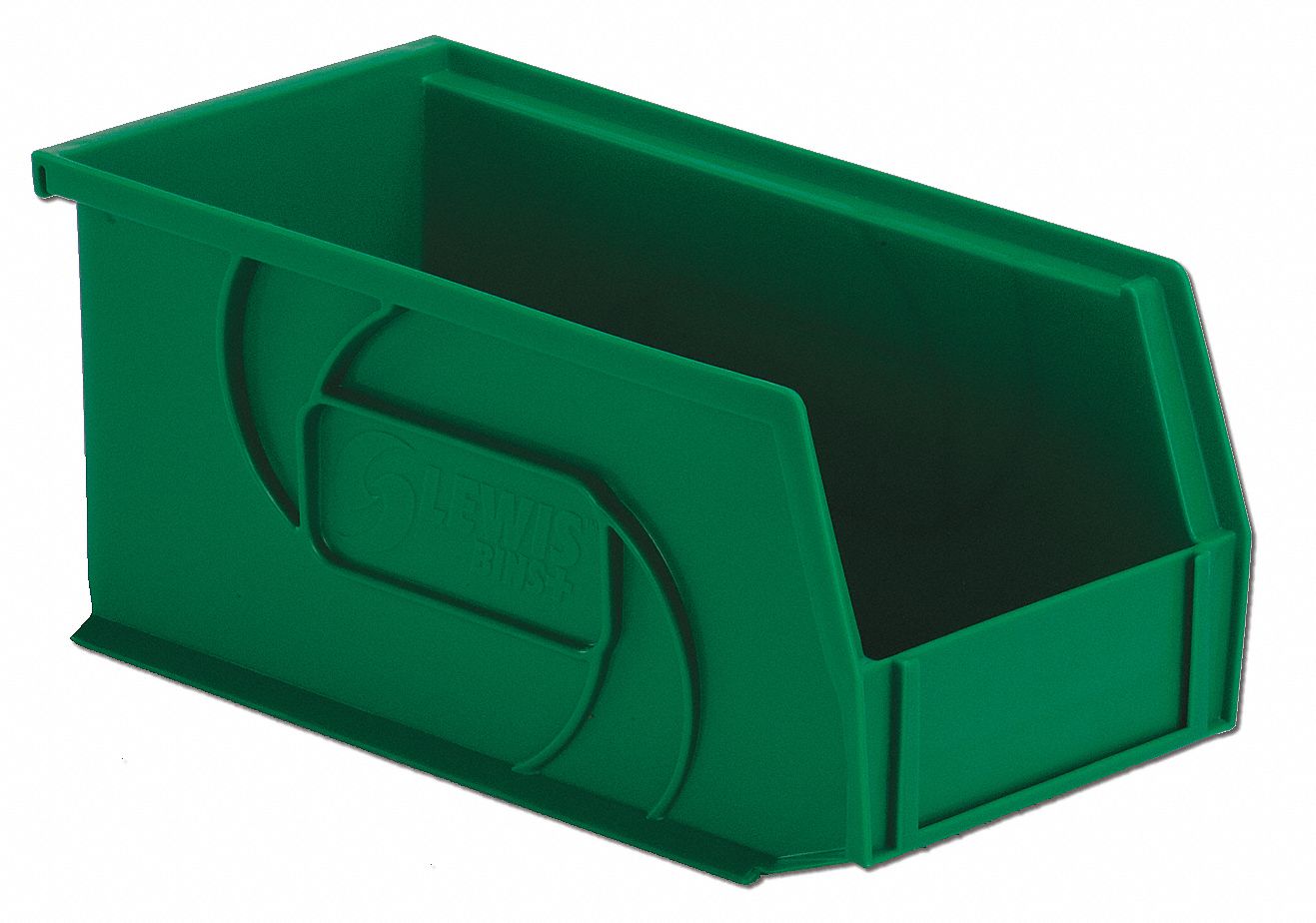 Hang and Stack Bin Green PP 5 in
