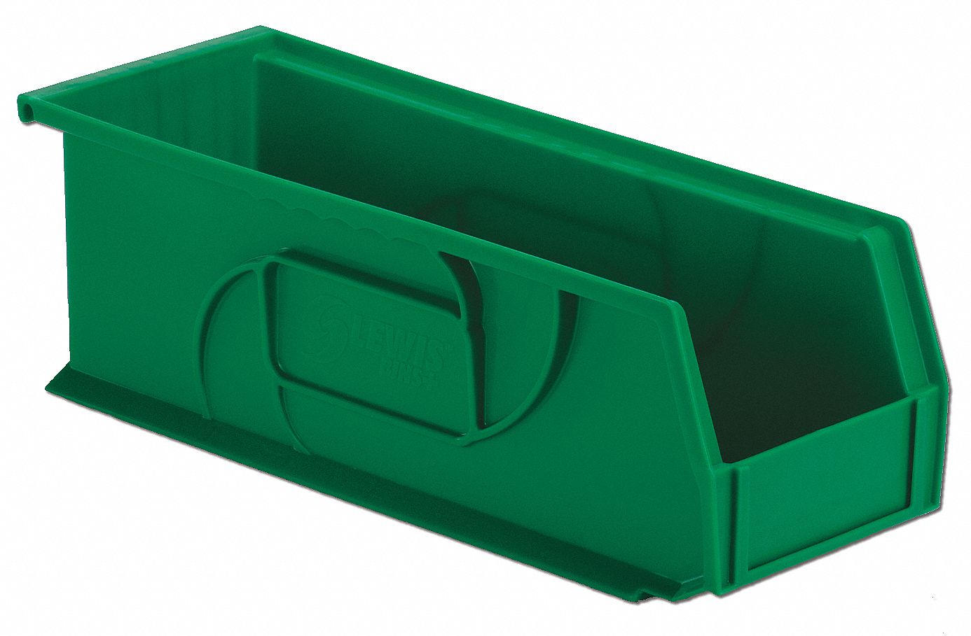 Hang and Stack Bin Green PP 5 in
