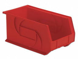 Hang and Stack Bin Red PP 7 in