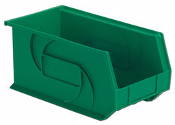 Hang and Stack Bin Green PP 7 in