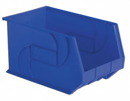 Hang and Stack Bin Blue PP 10 in