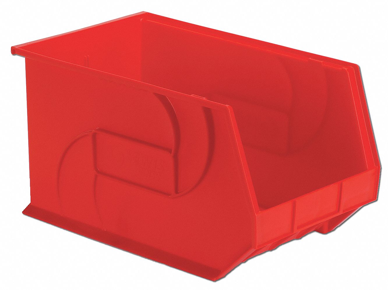 Hang and Stack Bin Red PP 10 in