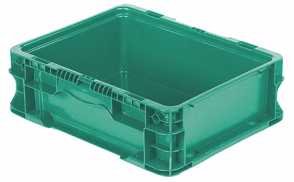 E9243 Straight Wall Ctr Green Solid PP