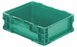 E9243 Straight Wall Ctr Green Solid PP