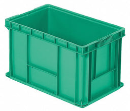 E7308 Straight Wall Ctr Green Solid PP