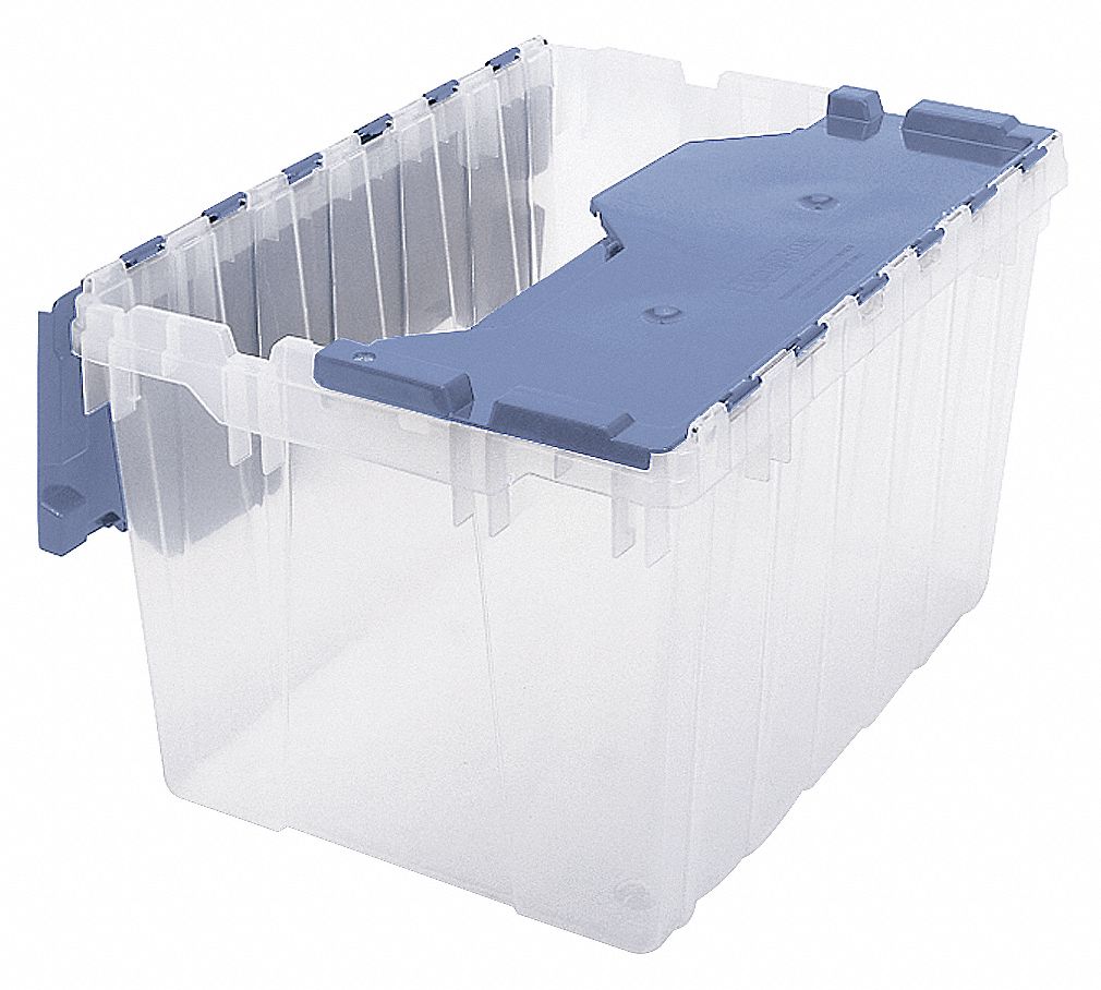 Atch Lid Ctr Clear/Blue Solid IndGrdPoly