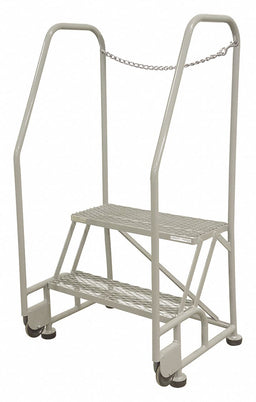 Tilt and Roll Ldr Steel 50In. H. Gray