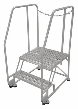 Tilt and Roll Ldr Steel 50In. H. Gray