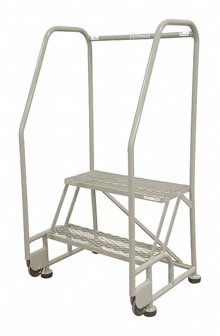 Tilt and Roll Ldr Steel 50In. H. Gray