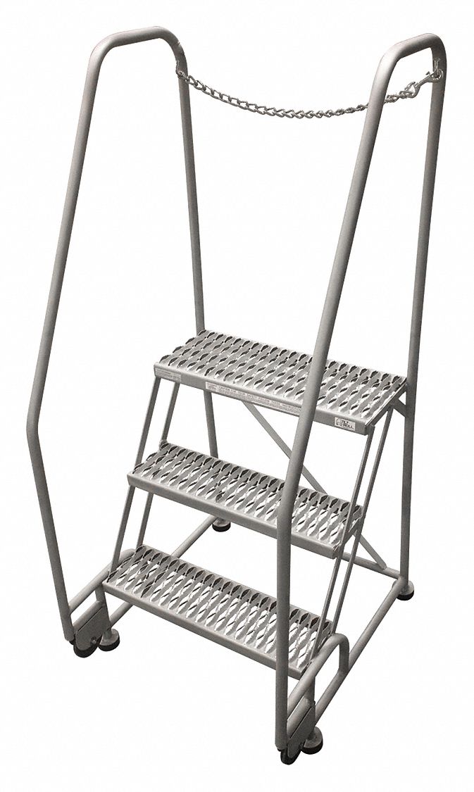 Tilt and Roll Ldr Steel 60In. H. Gray